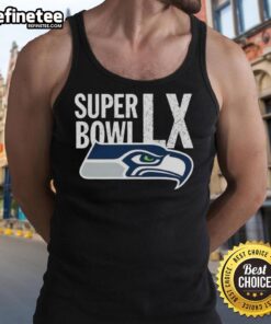 Alt Text: Stylish Seattle Seahawks NFC Championship 2026 tank top for Super Bowl LX, perfect for game day fans.