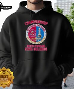 Alt Text: Pretty South Carolina State Bulldogs Celebration Bowl Champions 2025 logo hoodie showcasing team pride and victory.