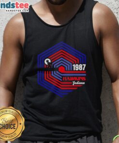 Pretty Stranger tank top featuring Hawkins, Indiana design from Stranger Things, perfect for fans of the 1987 series.
