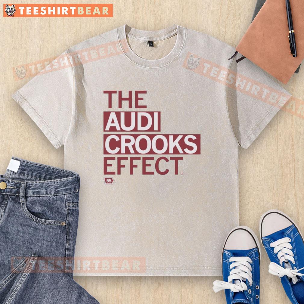 pretty-the-audi-crooks-effect-audi-crooks-washed-t-shirt Pretty The Audi Crooks Effect washed t-shirt featuring a stylish design in a casual setting, perfect for trendy outfits.