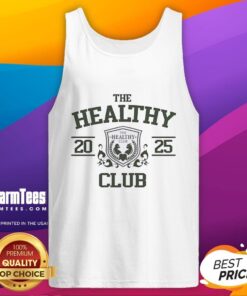 Pretty The Healthy Club 2025 tank top featuring a vibrant design, perfect for fitness enthusiasts and casual wear.