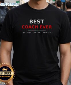 Pretty The Parent Trainer Best Coach Ever Anytime Soccer Training T-Shirt showcasing a vibrant design for passionate soccer coaches.