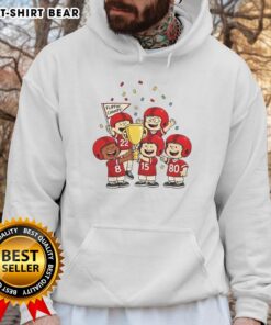 Pretty The Peanuts Flippin Champs hoodie design showcasing colorful graphics and cozy style for Peanuts fans.