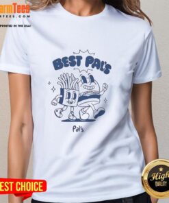 Alt Text: Pretty Trevor Lawrence Best Pals Ladies Tee featuring stylish design and vibrant colors, perfect for fans.