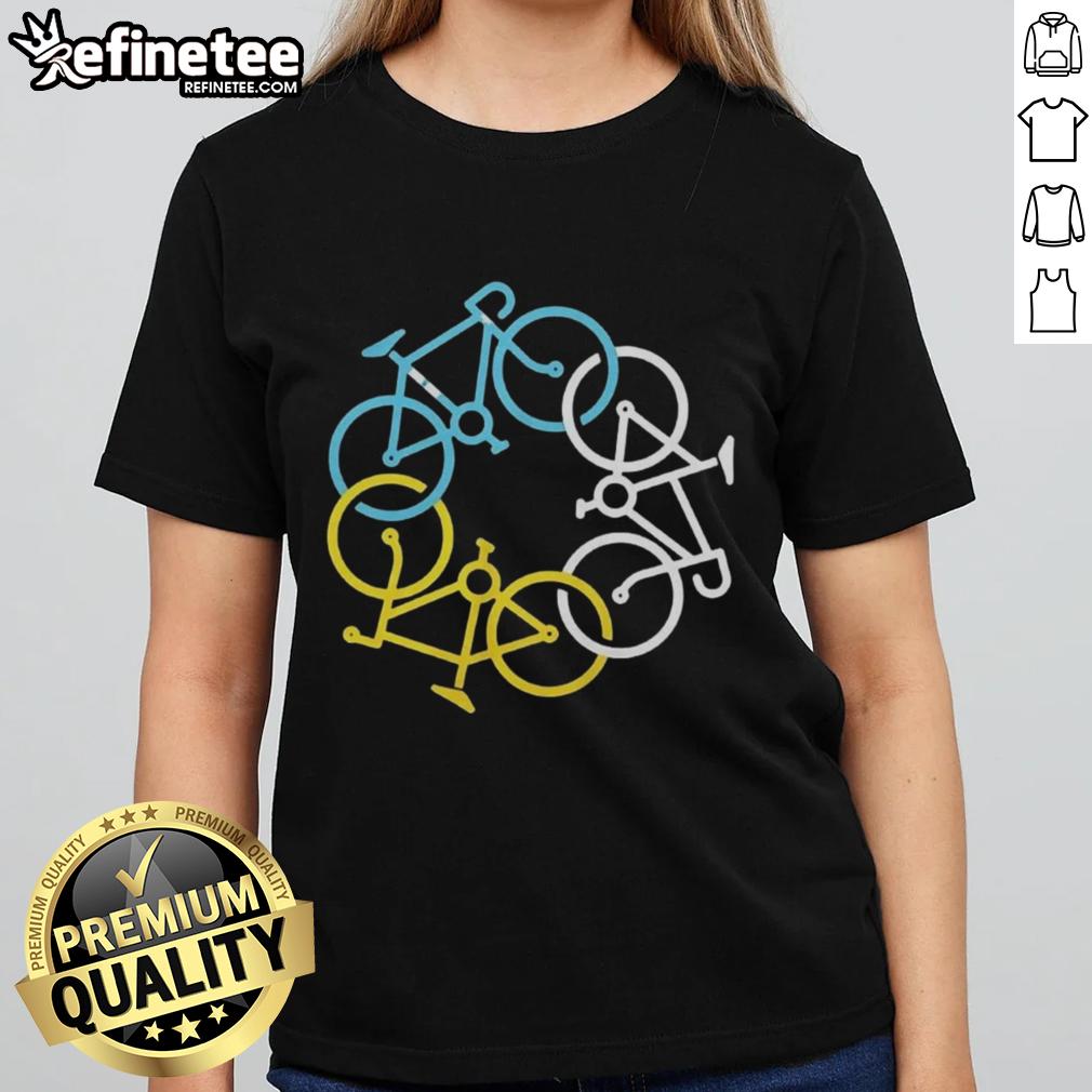 pretty-twin-six-stronger-together-cycling-clothing-ladies-tee Alt Text: Pretty Twin Six Stronger Together cycling clothing ladies tee featuring a vibrant design for female cyclists.