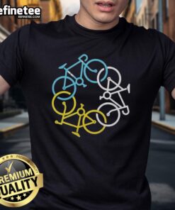 Pretty Twin Six Stronger Together Cycling Clothing T-Shirt featuring a vibrant design, perfect for cycling enthusiasts.