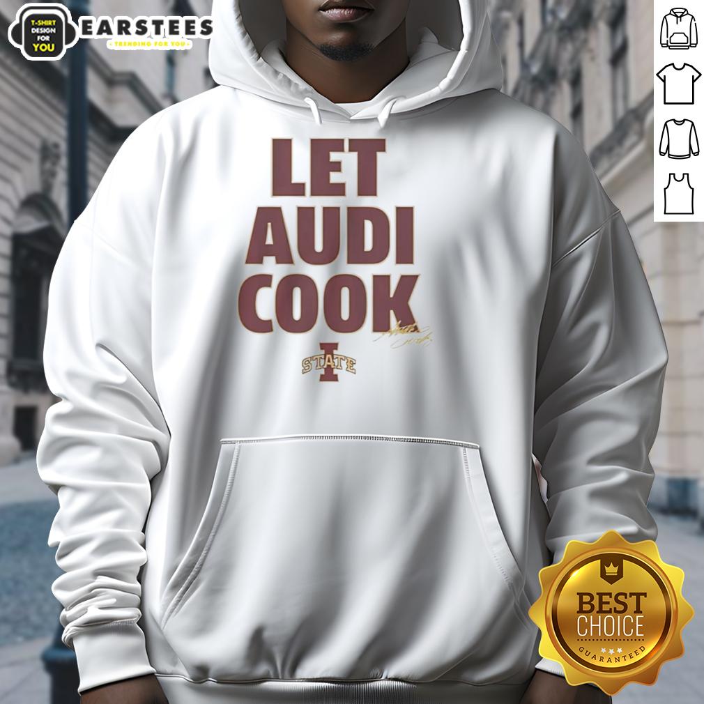 official-iowa-state-cyclones-lets-audi-cook-singature-hoodie Official Iowa State Cyclones Lets Audi Cook Signature Hoodie in cardinal red with logo, perfect for fans.