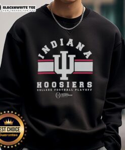 Alt Text: Official College Football Playoff Indiana Hoosiers 2026 National Championship logo featured on a stylish sweatshirt.