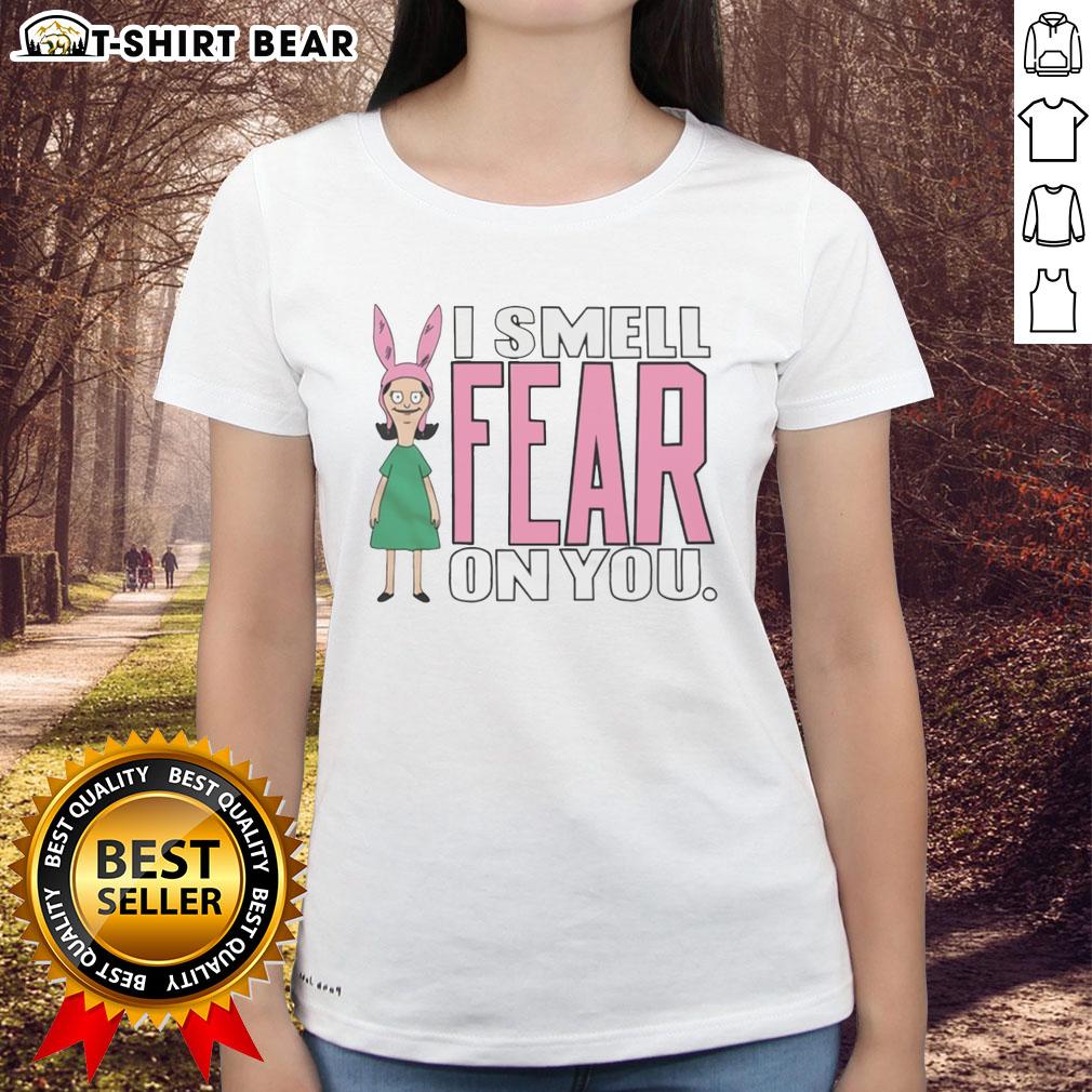 Good Bob'S Burgers Louise I Smell Fear On You Ladies Tee Good Bobs Burgers Louise 'I Smell Fear On You' tee featuring vibrant graphics and playful design for fans of the show.