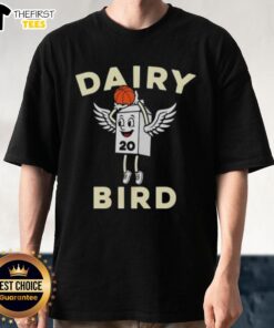 Top AJ Dairy Bird Green Milwaukee Bucks T-Shirt featuring team logo and vibrant design for fans and collectors.