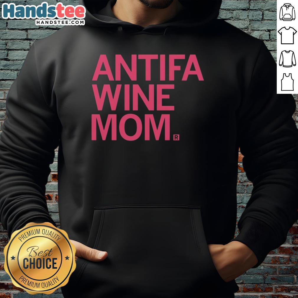 top-antifa-wine-mom-hoodie Cozy Top Antifa Wine Mom Hoodie featuring bold graphics, perfect for casual wear and expressing your unique style.