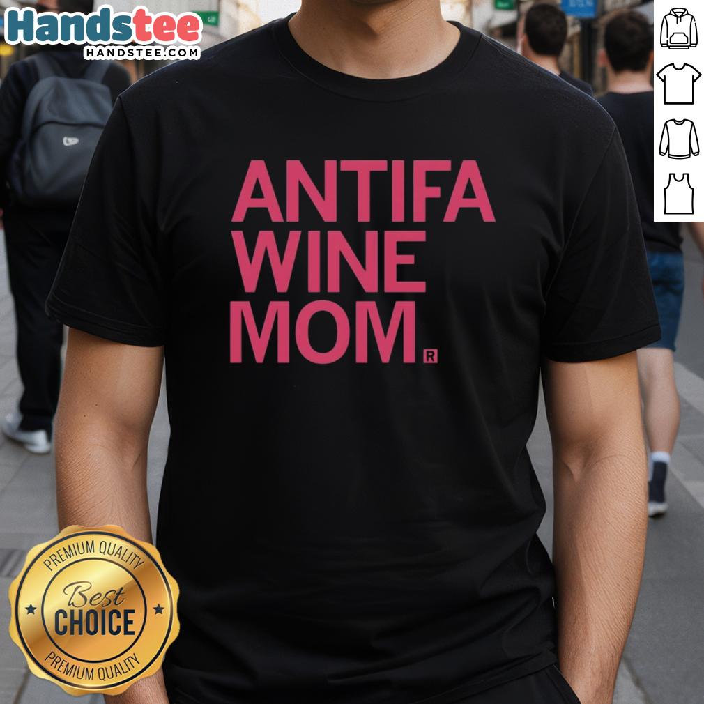 top-antifa-wine-mom-t-shirt-1 Top Antifa Wine Mom T-Shirt featuring bold graphics and a playful design, perfect for expressing unique political views.