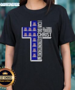 Top Arizona Wildcats women's basketball tee featuring 'I Can Do All Things Through Christ Who Strengthens Me' design.