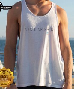 Top Arnie McNair Made in the USA tank top featuring a stylish design, perfect for casual wear and summer outfits.