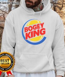 Stylish Top Bogey King Burger King logo hoodie in vibrant colors, perfect for casual wear and fast food fans.