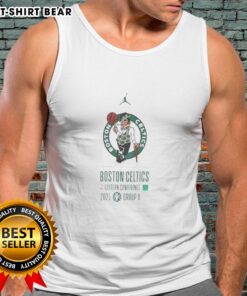 Top Boston Celtics Eastern Conference 2025 tank top featuring vibrant team colors and logo, perfect for fans.