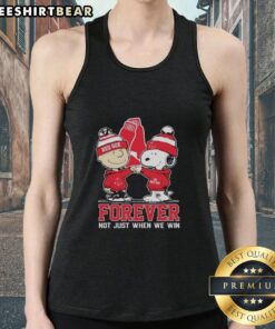 Top Boston Red Sox X Snoopy and Charlie Brown tank top celebrating friendship, perfect for game day and casual outings.