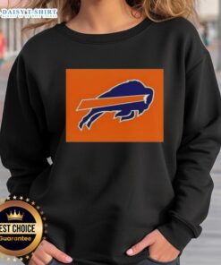 Top Buffalo Bills X Cleveland Browns logo sweatshirt featuring vibrant team colors and stylish design for fans.