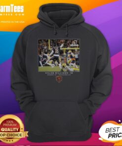 Alt Text: Caleb Williams Chicago Bears NFL Wild Card hoodie featuring vibrant colors and stylish design for fans.