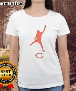 Top Caleb Williams Iceman Chicago Bear Logo Ladies Tee featuring a stylish design perfect for fans.