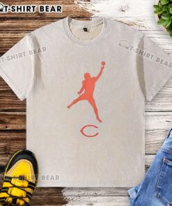 Top Caleb Williams The Iceman Chicago Bear Logo washed t-shirt featuring a stylish design and vibrant team colors.