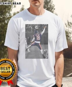 Top Caleb Williams The Jumpman T-Shirt featuring vibrant design, perfect for fans of college football and sports apparel.
