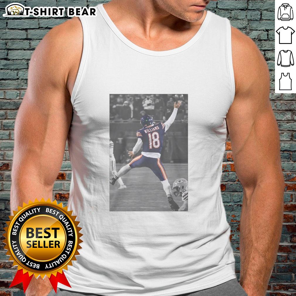 Top Caleb Williams The Jumpman Tank Top Alt Text: Caleb Williams wearing the Jumpman tank top, showcasing athletic style and comfort in a vibrant design.