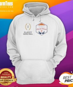2026 CFP Semifinal X Vrbo Fiesta Bowl hoodie featuring team logos and vibrant colors, perfect for fans and collectors.