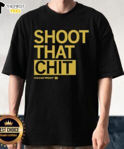Alt Text: Top Chazadi Wright Shoot That Chit Iowa Hawkeyes T-Shirt featuring vibrant graphics and fan-favorite design.