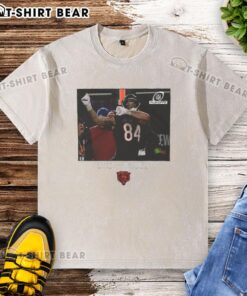 Chicago Bears Colston Loveland NFL Wild Card washed t-shirt featuring team logo and vibrant colors for fans.