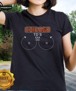 Top Chicago Bears football meme on ladies tee featuring team spirit and vibrant design for fans.