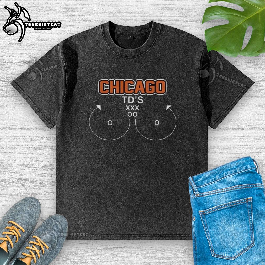 top-chicago-bears-football-chicago-tds-meme-washed-t-shirt Top Chicago Bears football meme on a washed t-shirt featuring iconic team colors and graphics.