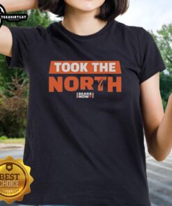 Top Chicago Bears Football Now Took The North ladies tee showcasing team spirit and stylish design for fans.