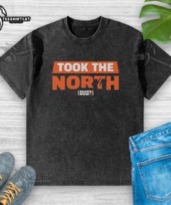 Top Chicago Bears Football Now Took The North washed t-shirt featuring bold team graphics and a stylish design.