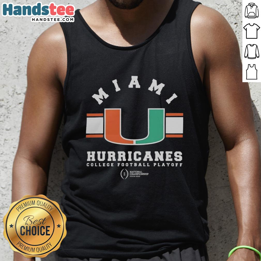 top-college-football-playoff-miami-hurricanes-2026-national-championship-logo-tank-top 2026 National Championship logo tank top featuring Miami Hurricanes design for top college football playoff fans.