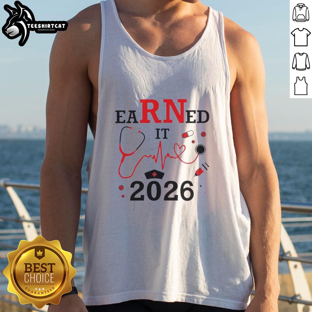top-earned-it-rn-registered-nurse-2026-tank-top Top Earned It RN Registered Nurse 2026 tank top design featuring bold text and vibrant colors for nursing professionals.