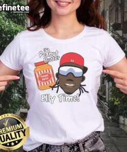 Top Elly De La Cruz Cincinnati Reds MLB Peanut Butter and Elly Time ladies tee featuring vibrant graphics and soft fabric.