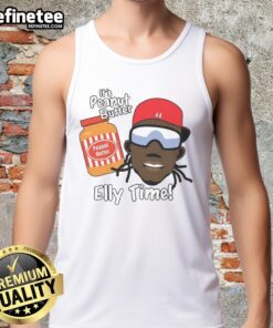 Top Elly De La Cruz Cincinnati Reds MLB Peanut Butter and Elly Time tank top featuring vibrant team colors and logo.