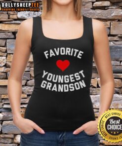 Youngest grandson wearing a heart tank top, showcasing a playful and loving spirit in a sunny outdoor setting.