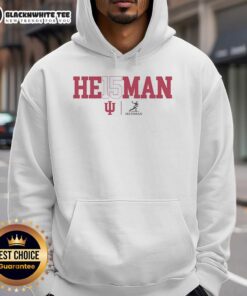 Alt Text: Top Fernando Mendoza Indiana Hoosiers unisex hoodie for 2025 Heisman Trophy winner, showcasing team spirit and style.