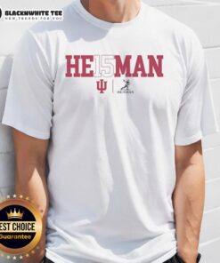 Top Fernando Mendoza Indiana Hoosiers T-Shirt for 2025 Heisman Trophy Winner - Unisex design featuring team colors.