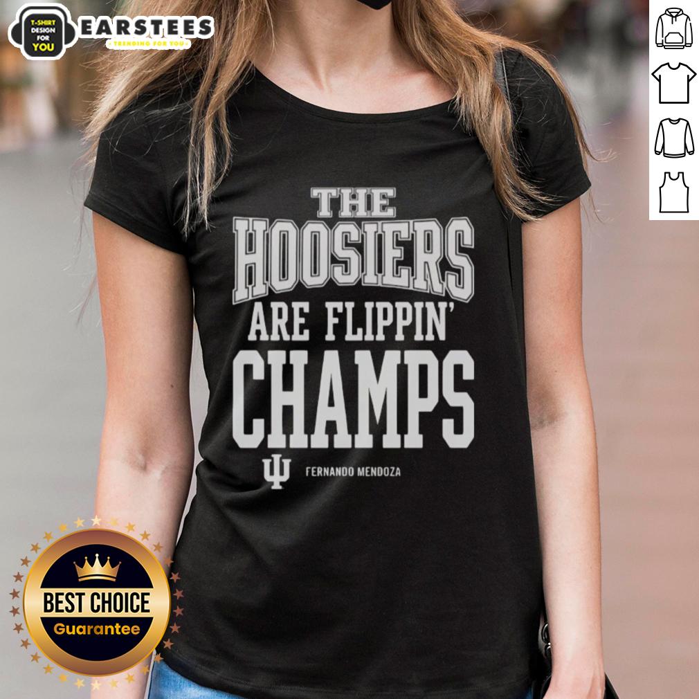 top-fernando-mendoza-the-indiana-hoosiers-football-are-flippin-champs-signature-ladies-tee Alt Text: Top Fernando Mendoza Indiana Hoosiers Football Flippin Champs signature ladies tee, perfect for fans and stylish support.