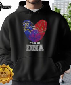 Top Fingerprints Baltimore Ravens x Maryland Terrapins hoodie featuring 'It's In My DNA' design for fans.
