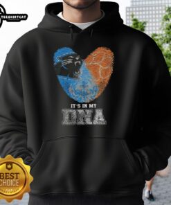 Top Fingerprints hoodie featuring Carolina Panthers and Clemson Tigers logos, celebrating pride in both teams.