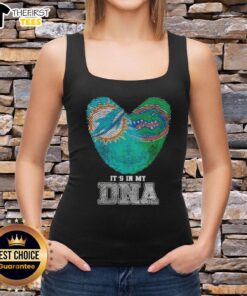 Miami Dolphins X Florida Gators tank top featuring 'It's In My DNA' design, perfect for sports fans and style enthusiasts.