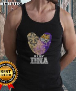 Stylish tank top featuring 'Top Fingerprints' design for New Orleans Saints X LSU Tigers fans, showcasing team spirit.
