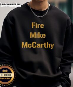 Mike McCarthy Pittsburgh Steelers sweatshirt featuring top-fire design, perfect for fans and game day wear.