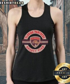 Top Florida Panthers surround tank top featuring team colors and logo, perfect for game day attire and sports fans.