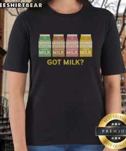 Top Got M1lk Ladies Tee featuring a stylish design and comfortable fit, perfect for casual wear and milk lovers.