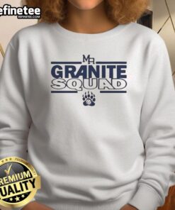 Top Granite Squad logo sweatshirt featuring a stylish design, perfect for fans of the Granite Squad team.